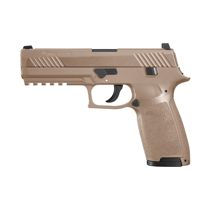 Pistolet à plombs CO2 Calibre 4.5mm Sig Sauer P320 FDE