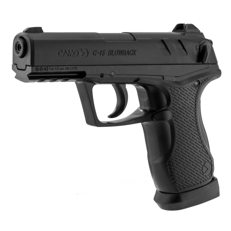Pistolet à plombs CO2 Calibre 4.5mm Gamo C15 Blowback