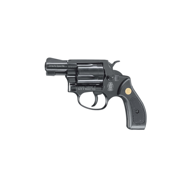 Revolver à blanc Smith & Wesson calibre 9mm modèle Chiefs Special bronzé