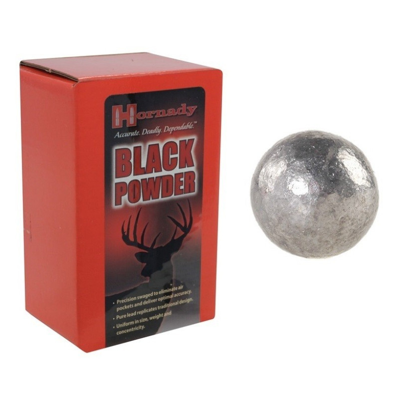 Balles poudre noire Hornady diamètre 454