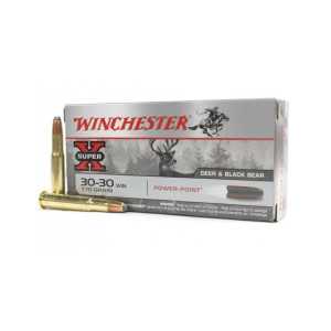 Munitions Winchester Calibre 30-30 170 grains Power Point