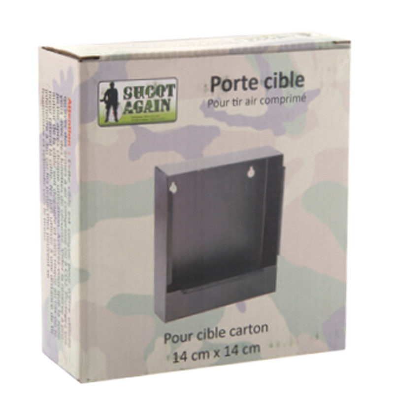 Support métallique pistolet et carabine 14X14 pour tir à plombs