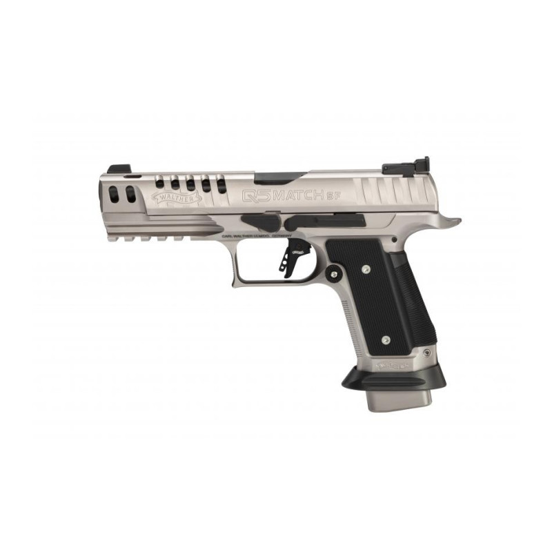 Pistolet 9mm Walther Q5 Match Steel Frame Black Tie