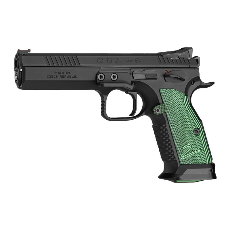 PISTOLET CZ TACTICAL SPORT 2 RACING GREEN CAL 9X19