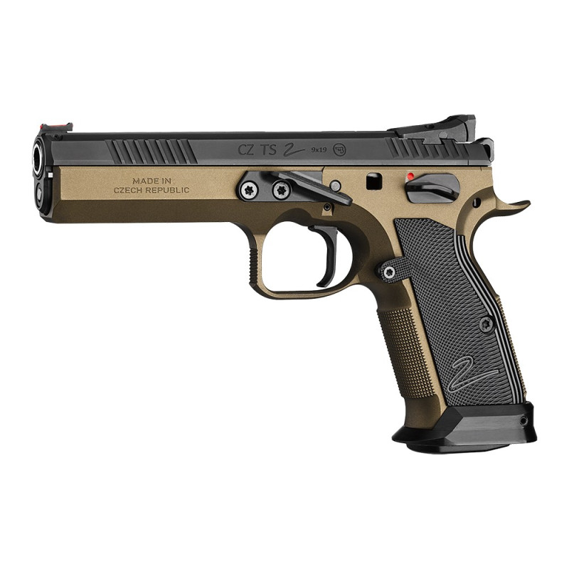 PISTOLET CZ TACTICAL SPORT 2 DEEP BRONZE CAL 9X19