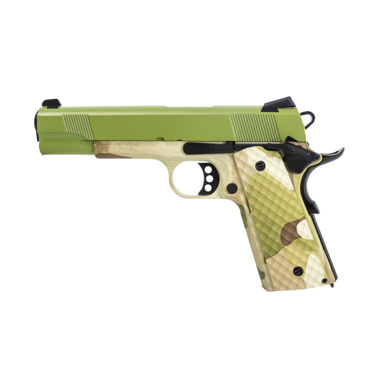 Réplique GBB 1911 MEU Raven full metal gaz Hydro Camo /OD 1,0J