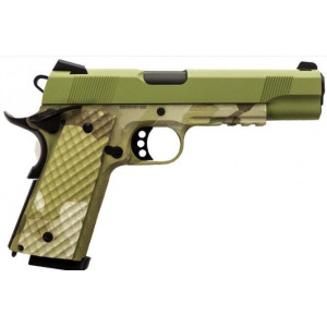 Réplique GBB 1911 MEU Rail Raven full metal gaz Camo OD 1,0J