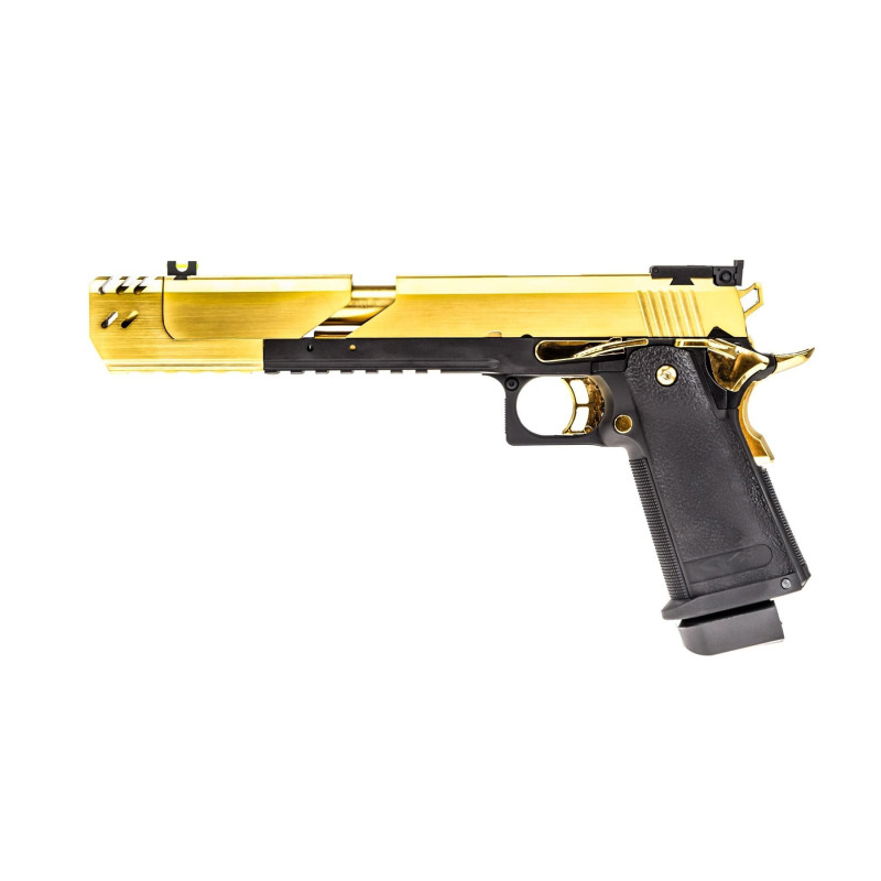 Réplique GBB gaz Hi-Capa Dragon 7.1 Gold 1,0J