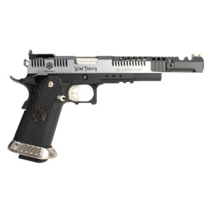 Réplique GBB HX2401 IPSC split silver . 38 supercomp - AW custom