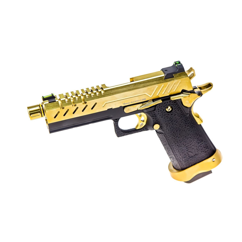 Réplique GBB gaz Hi-Capa 4.3 Noir / Or 0,9J