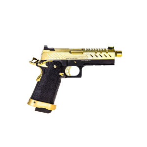 Réplique GBB gaz Hi-Capa 4.3 Noir / Or 0,9J