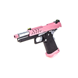 Réplique GBB gaz Hi-Capa 4.3 Noir / Rose 0,9J