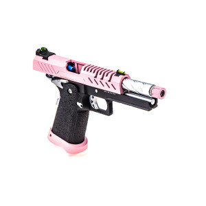 Réplique GBB gaz Hi-Capa 4.3 Noir / Rose 0,9J