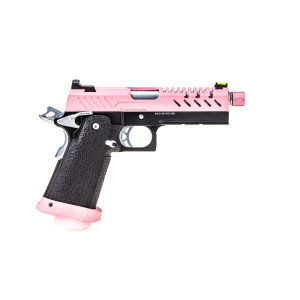 Réplique GBB gaz Hi-Capa 4.3 Noir / Rose 0,9J