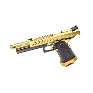 Réplique GBB gaz Hi-Capa 5.1 Noir / Or 1,0J