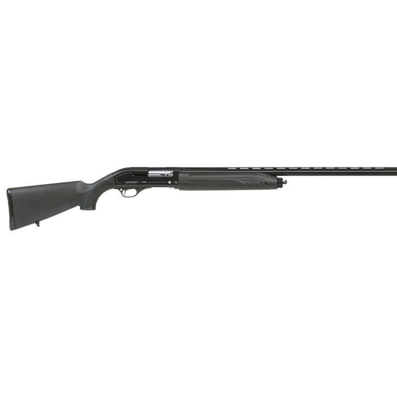 Fusil de chasse semi-automatique synthetique noir Country canon de 76cm Cal. 12/76