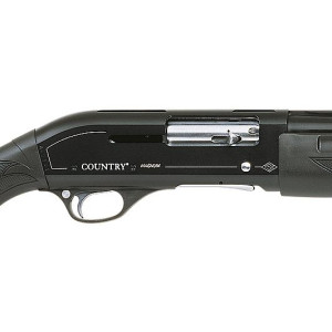 Fusil de chasse semi-automatique synthetique noir Country canon de 76cm Cal. 12/76