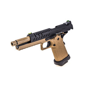 Réplique GBB gaz Hi-Capa 5.1 Tan / Noir 1,0J