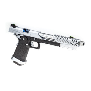 Réplique GBB gaz Hi-Capa TITAN 7 Noir / Chrome 1,0J