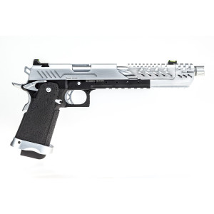 Réplique GBB gaz Hi-Capa TITAN 7 Noir / Chrome 1,0J