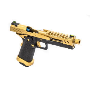 Réplique GBB gaz Hi-Capa 5.1 SPLIT Gold / Noir 1,0J