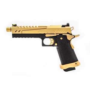 Réplique GBB gaz Hi-Capa 5.1 SPLIT Gold / Noir 1,0J