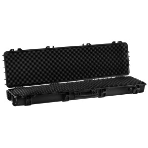 Mallette XL Waterproof noire 137 x 39 x 15 cm mousse vague 