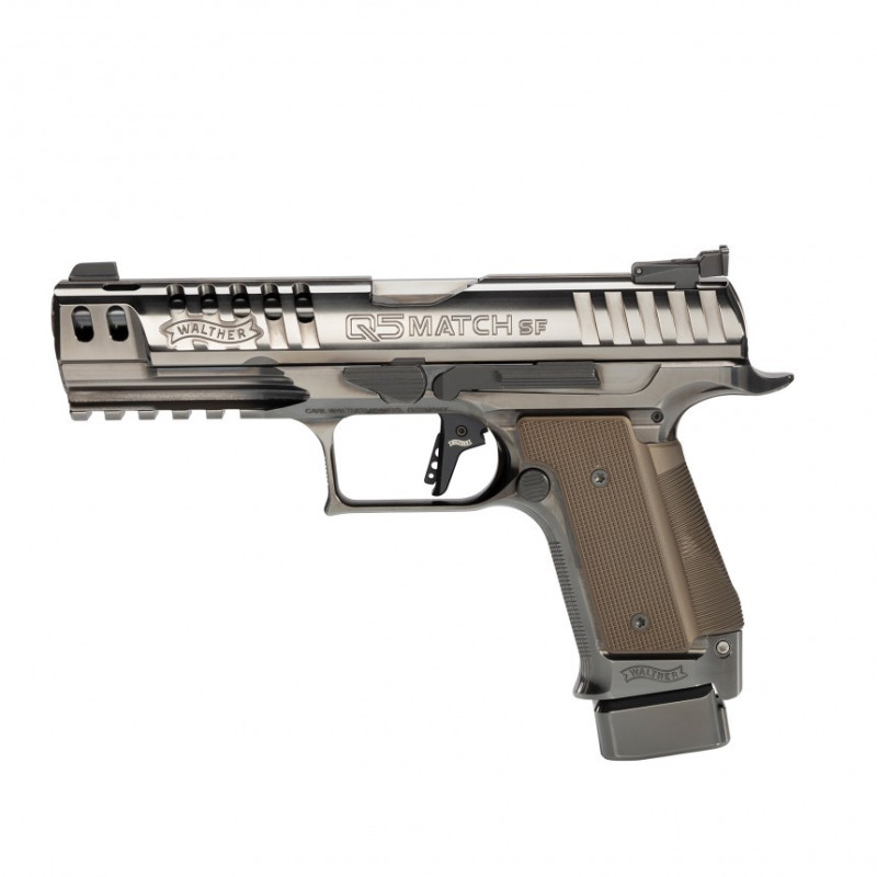Pistolet 9mm Walther Q5 Match Steel Frame Black Diamond