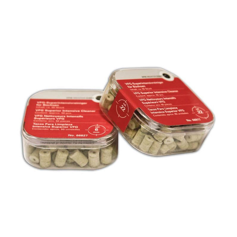 Tampons de nettoyage intensif 9mm 38/357 par 50 VFG