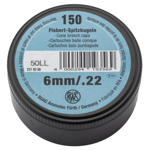 Boîte de 150 bosquettes cal. 6 mm / .22 defender