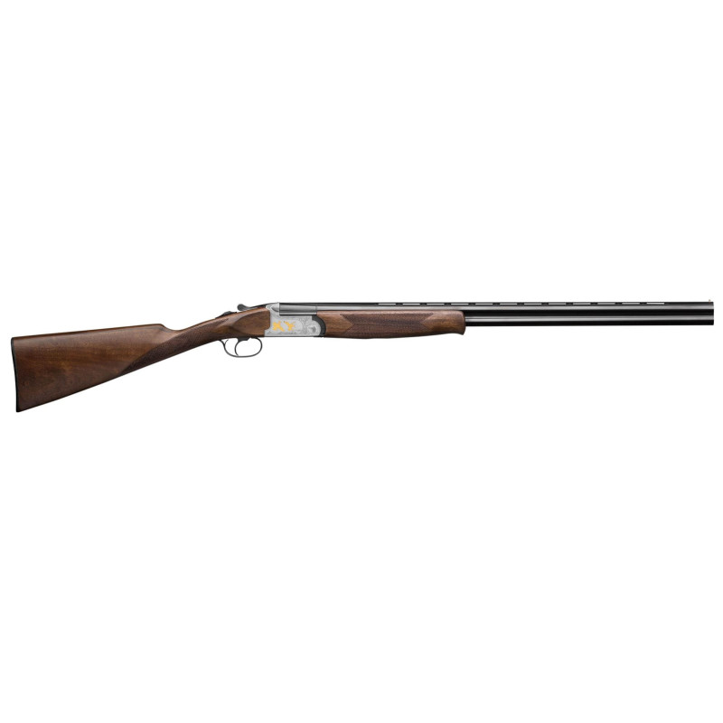 Fusil Superposé Fair Modèle Classic Acier avec Extracteur et Bascule silver - Calibre 410