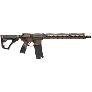 Fusil d'assaut Daniel Défense M4 Mil Spec Brown  Canon  16" Noir cal. 5.56