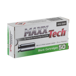 Munitions à blanc Maxx Tech calibre 9mm