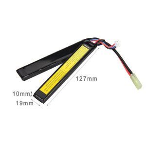 Batterie Lithium  7.4 V 2 000 MAH Lipo 15C Double Sticks