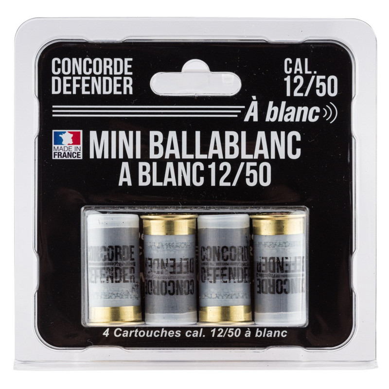 Balles à Blanc 12/50 par 4