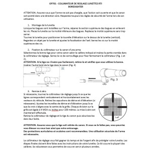 COLLIMATEUR DE RÉGLAGE TOUS CALIBRES