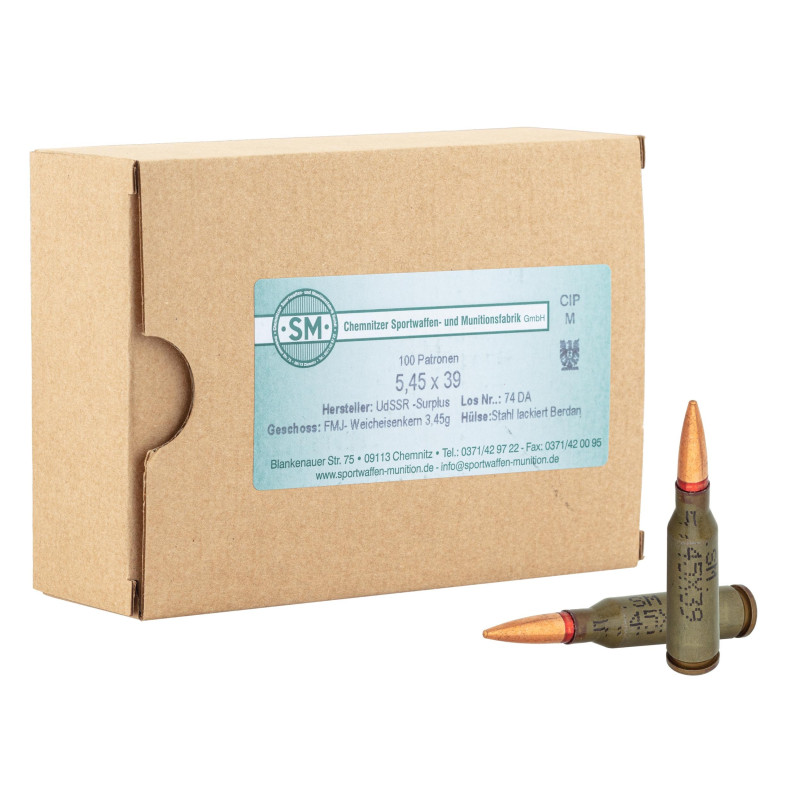 MUNITIONS SPORTWAFFEN 5.45X39 MM