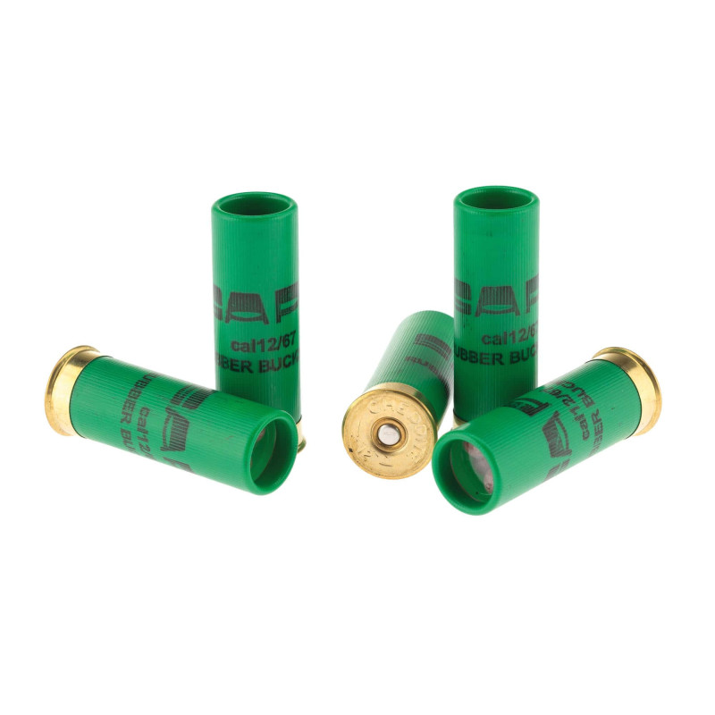 Cartouches de chevrotines caoutchouc 12/67