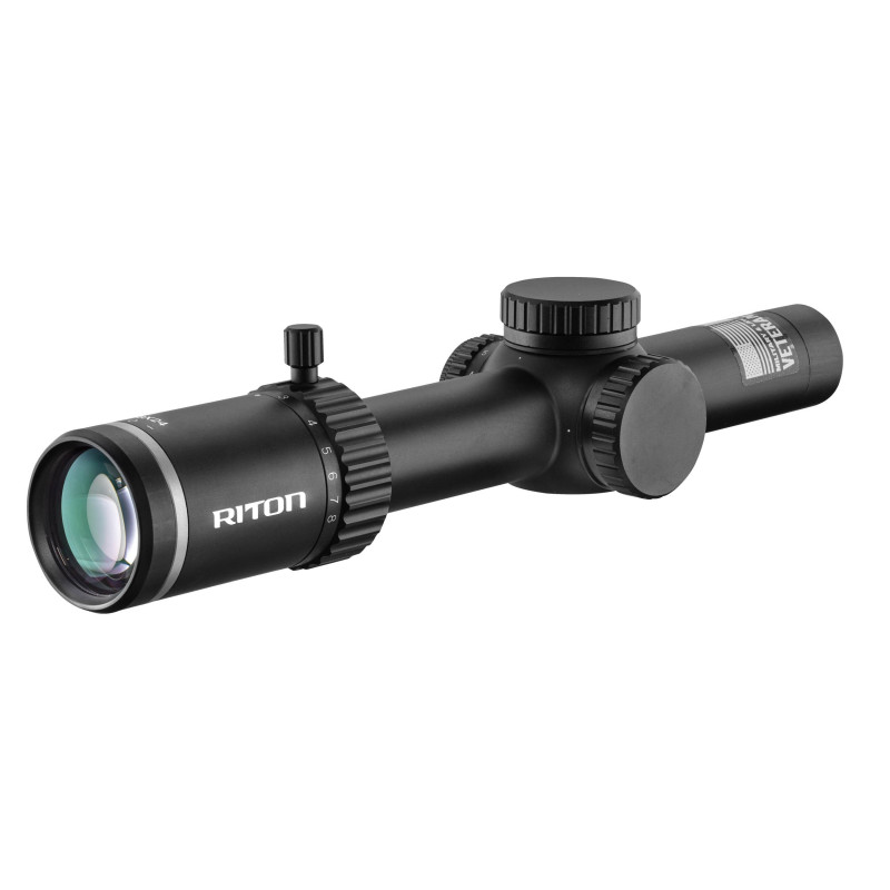 LUNETTE RITON 3 TACTIX 1-8X24 MOA RÉTICULE LUMINEUX