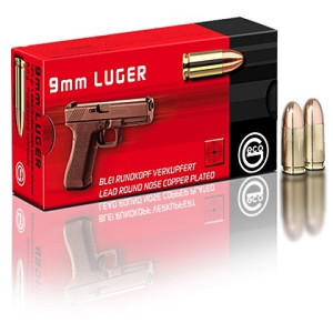 Munitions 9mm Luger GECO RN cuivrées