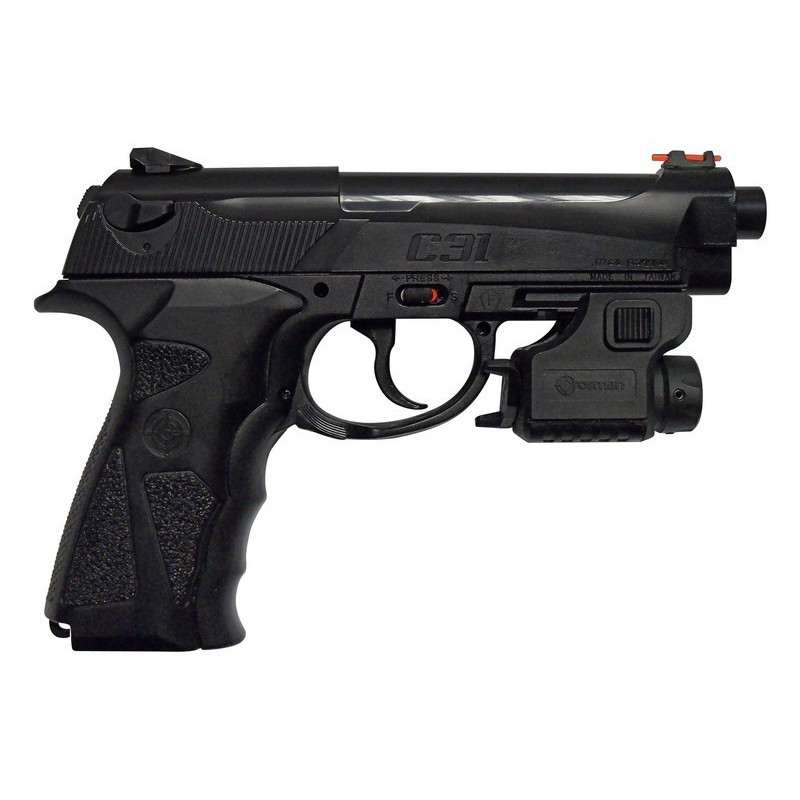 PISTOLET CROSSMAN TAC31 CO2 + LASER C4.5 4.1J