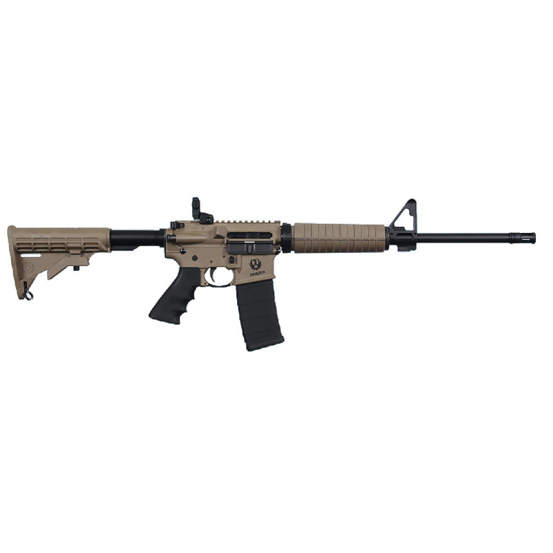 CARABINE RUGER AR-556 BRUN