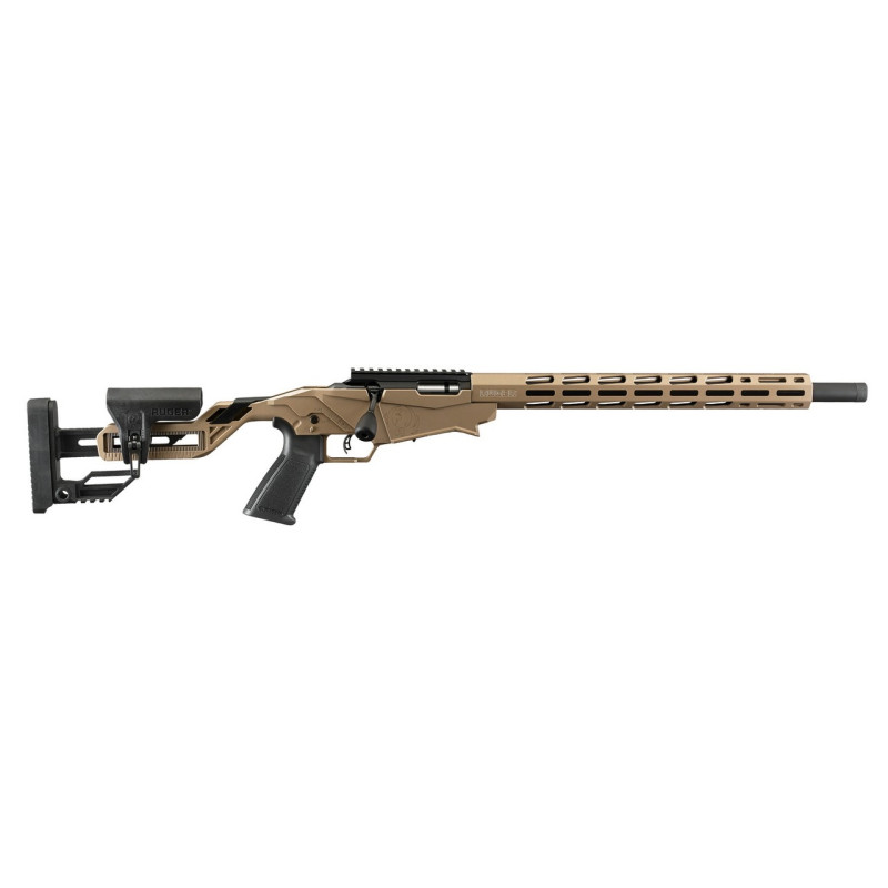 CARABINE RUGER PRECISION RIMFIRE .22LR MARRON BRONZE
