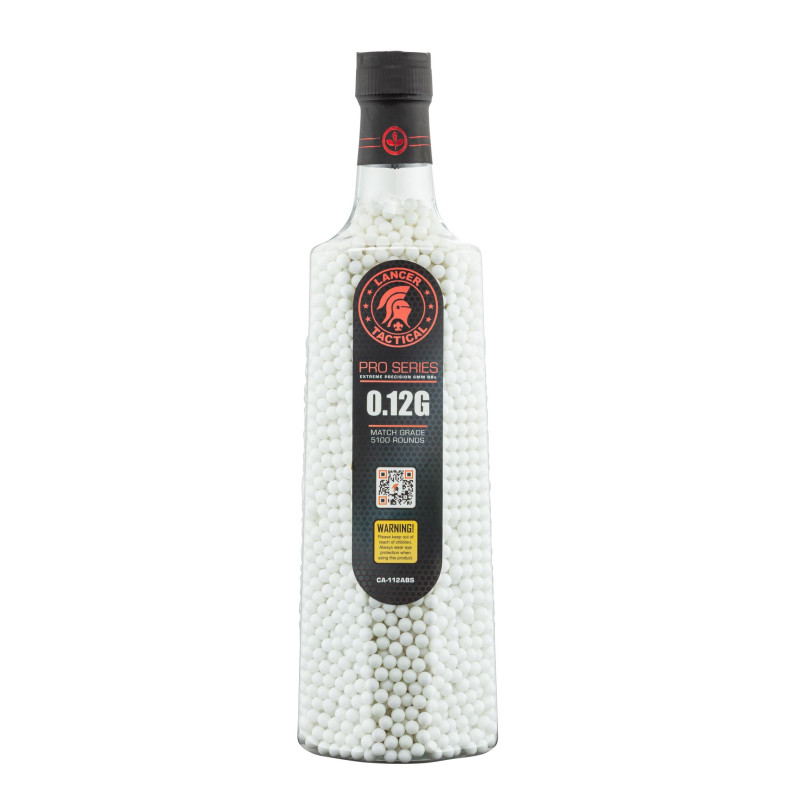 BILLES AIRSOFT 6MM 0.12G X 5100 EN BOUTEILLE