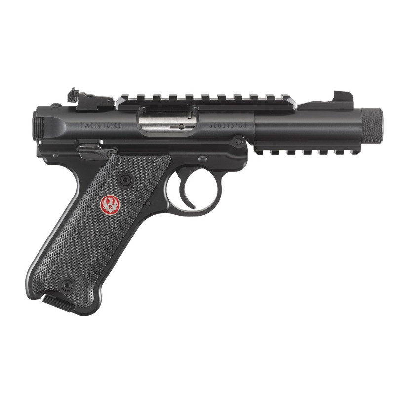 Pistolet RUGER MARK IV TACTICAL .22LR 4.40" 10CPS BRONZE FILETE 1/2-28"