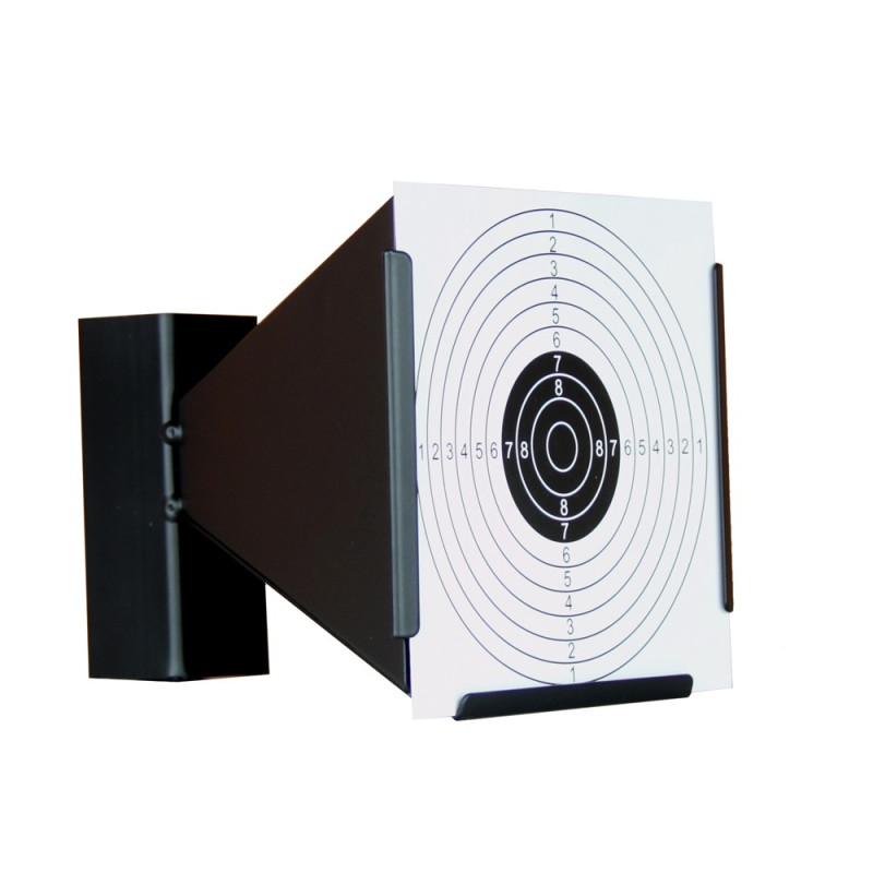 PORTE CIBLE CONIQUE MÉTALLIQUE 17X17 CM