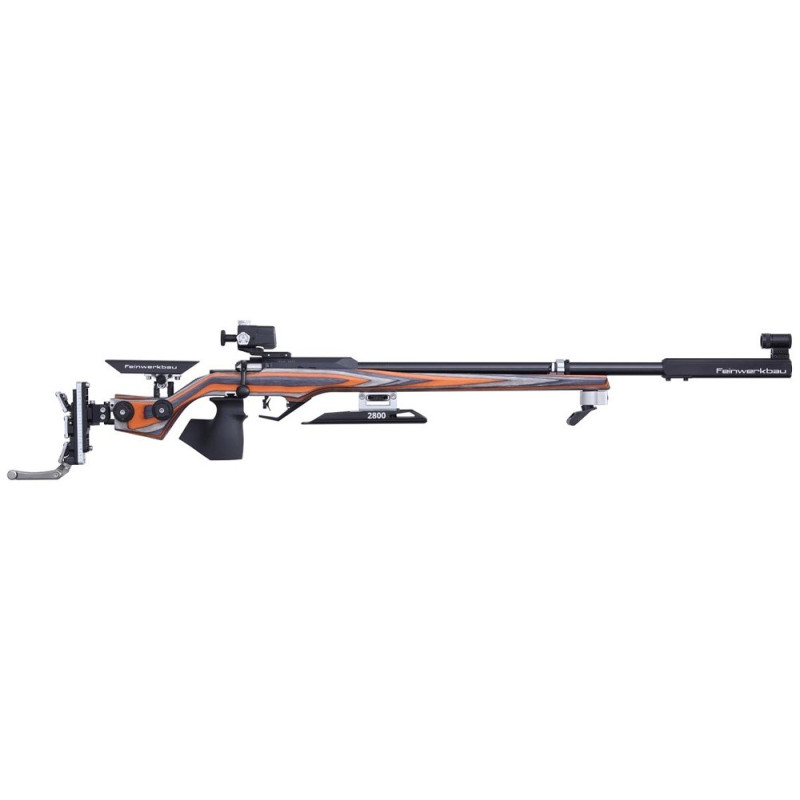 Carabine à plombs Feinwerkbau 2800W LAMELLEE ORANGE DROITIER