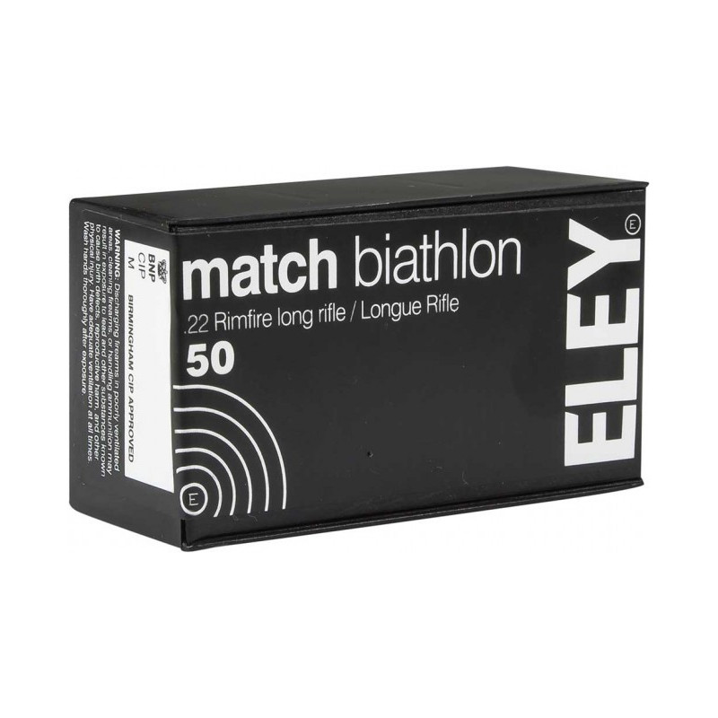 Munitions 22Lr ELEY Match Biathlon