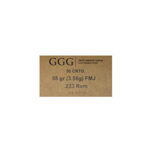 Munitions 223 Rem FMJ 55GR - GGG