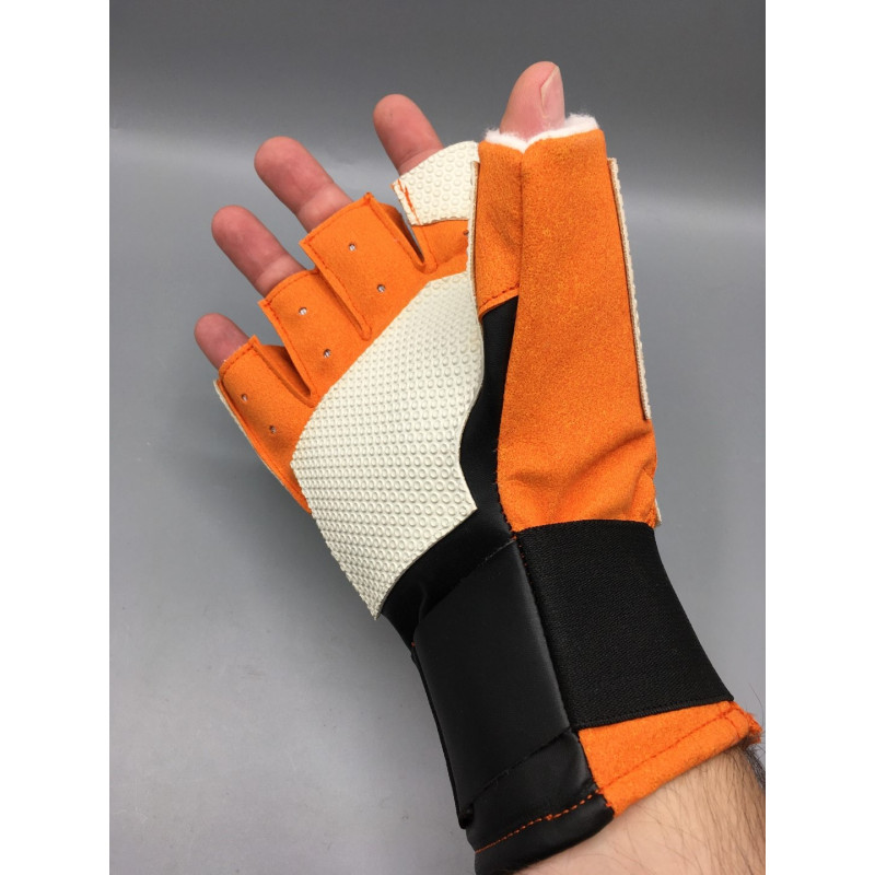 Gant de tir coupé STARGET Noir/Gris pour tireur Gaucher